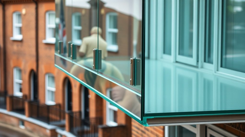 Glass Balcony Installation Mayfair